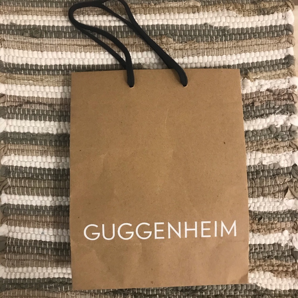 Guggenheim paper tote bag. NWOT.